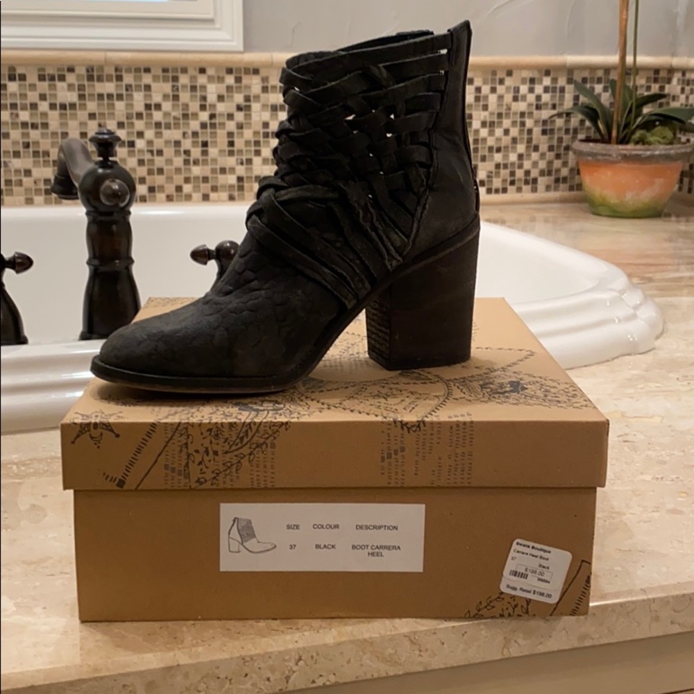Free people boot carrera heel!